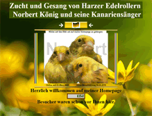 Tablet Screenshot of kanarien-online.de